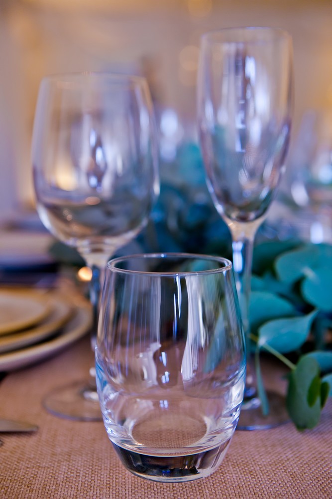 Glassware hire Cameo Event Hire